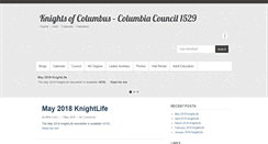 Desktop Screenshot of columbiaknights.org